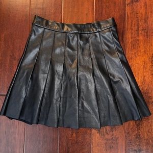 Garage Leather Skirt
